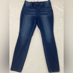 Time and Tru Dark Blue  Pull on Skinny Jeggings Large 12/14.